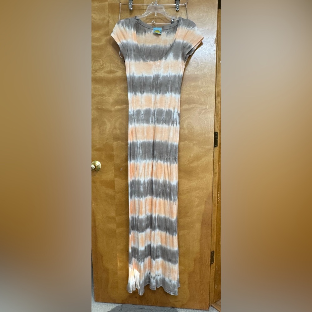 New C&C California supima and prima modal striped maxi dress xs